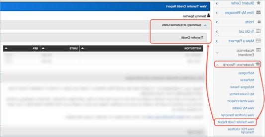 在哪里可以查看myjsu的转学信用报告